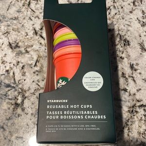 Starbucks Color change reusable hot cups 16oz